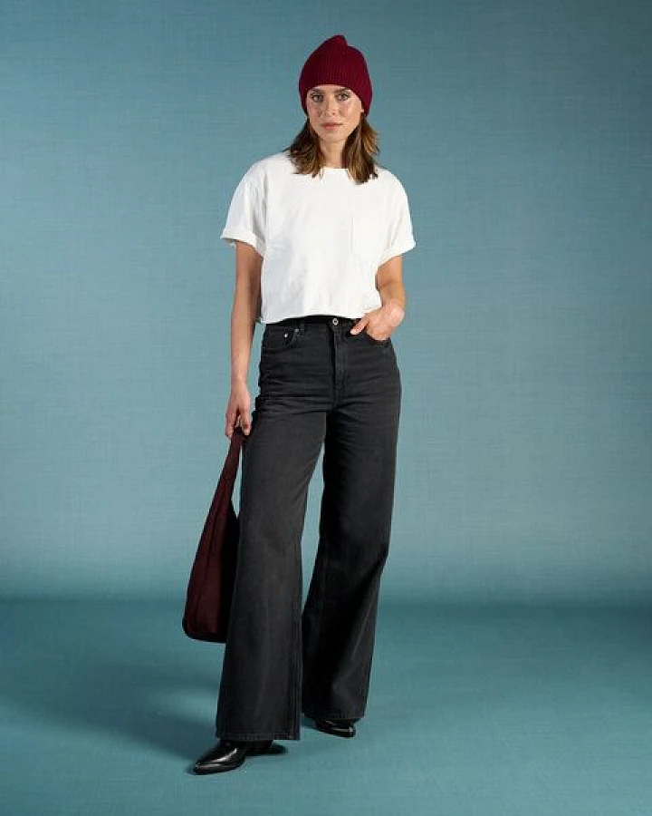 Kuyichi HARPER Loose Flare Jeans (smoky noir)