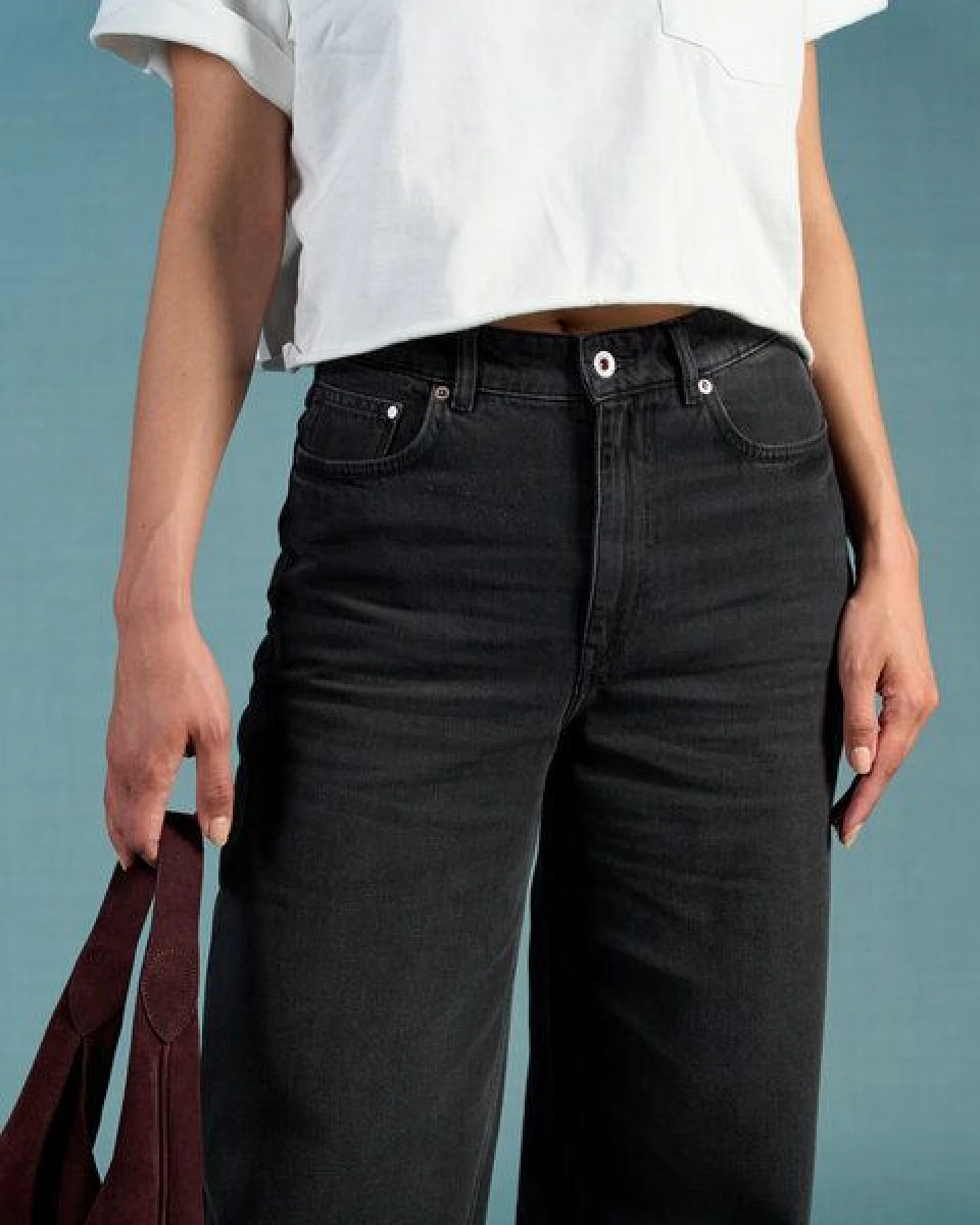 Kuyichi HARPER Loose Flare Jeans (smoky noir) – Ansicht 3