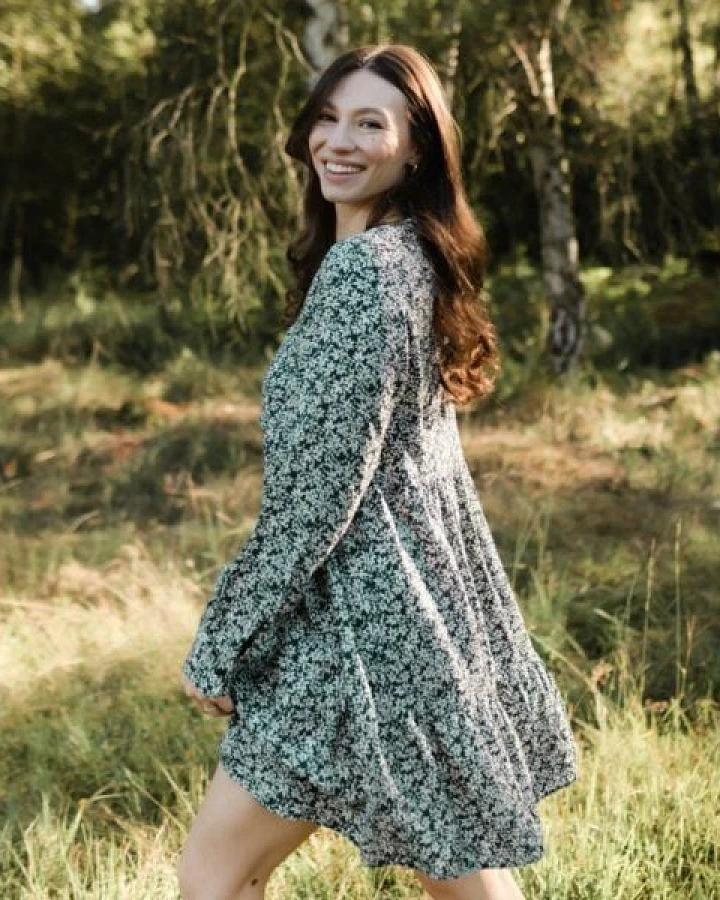 NORDLICHT Kleid Ami mit Blumenmuster aus 100% Ecovero