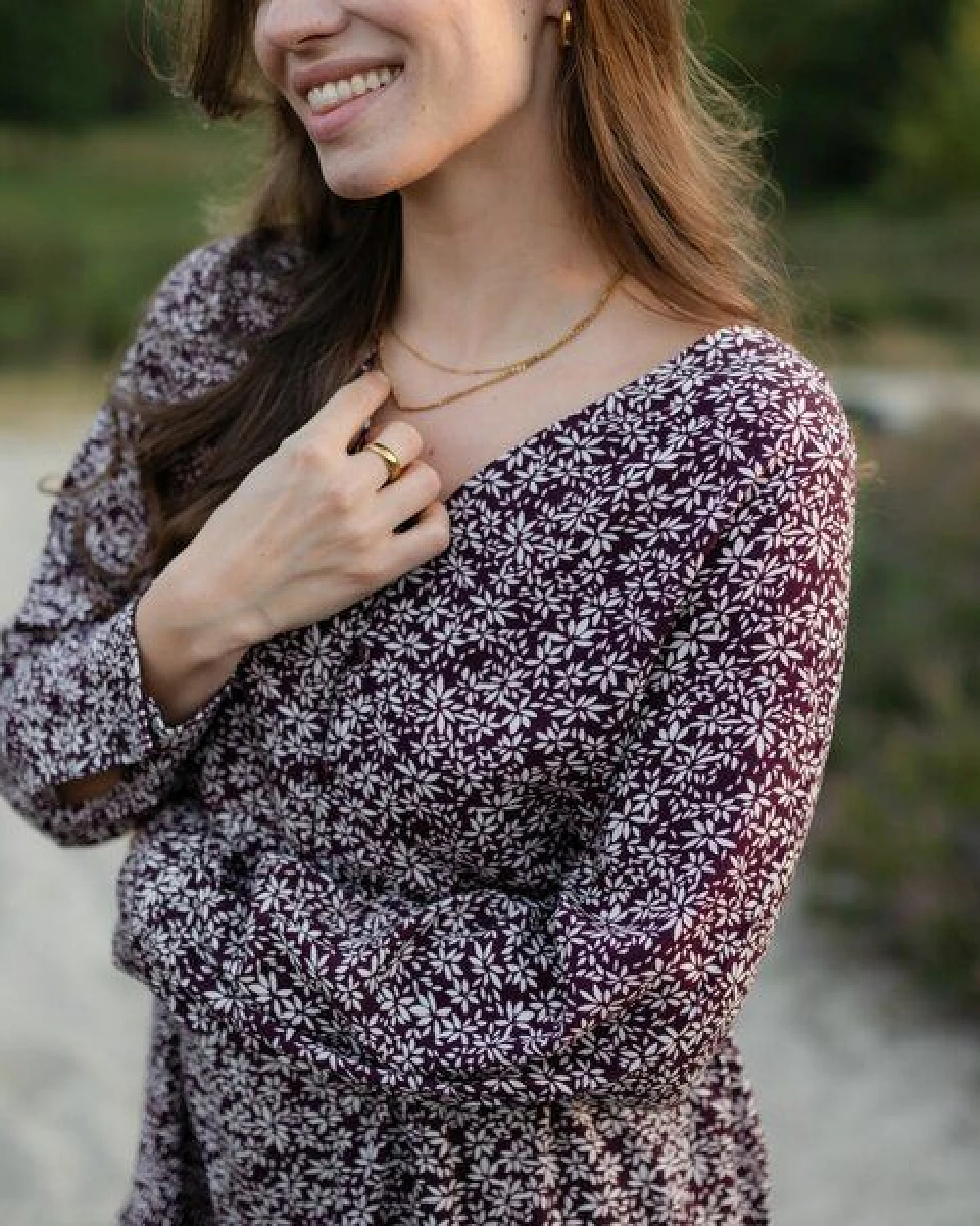 NORDLICHT Kleid Ami mit Blumenmuster aus 100% Ecovero – Ansicht 3