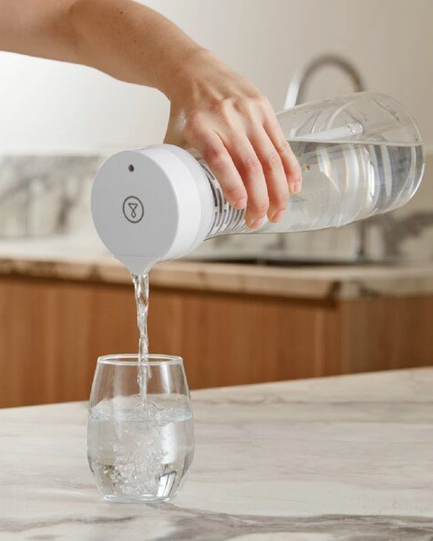 Tappwater PitcherPro SMR – Glas-Filterkrug für gefiltertes und mineralisiertes Wasser – Ansicht 3