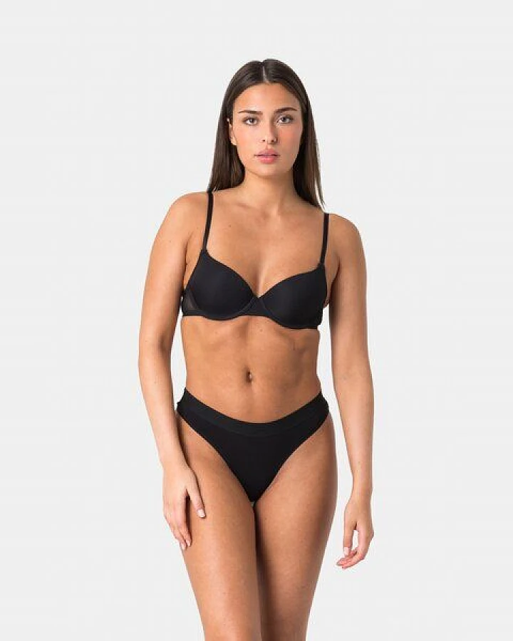 Elsie Unterhosen Damen 5er Pack String Tanga aus Baumwolle mit Stretch