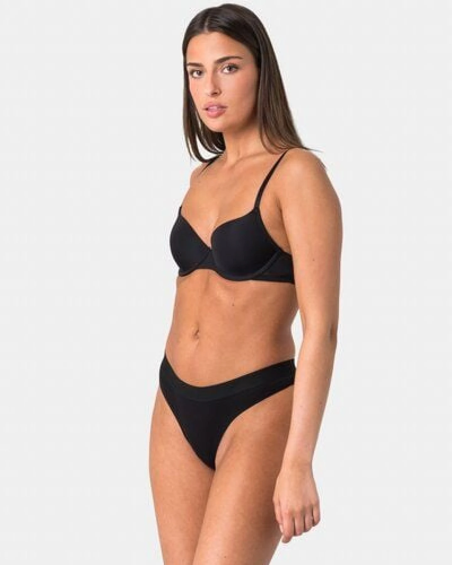 Elsie Unterhosen Damen 5er Pack String Tanga aus Baumwolle mit Stretch – Ansicht 3