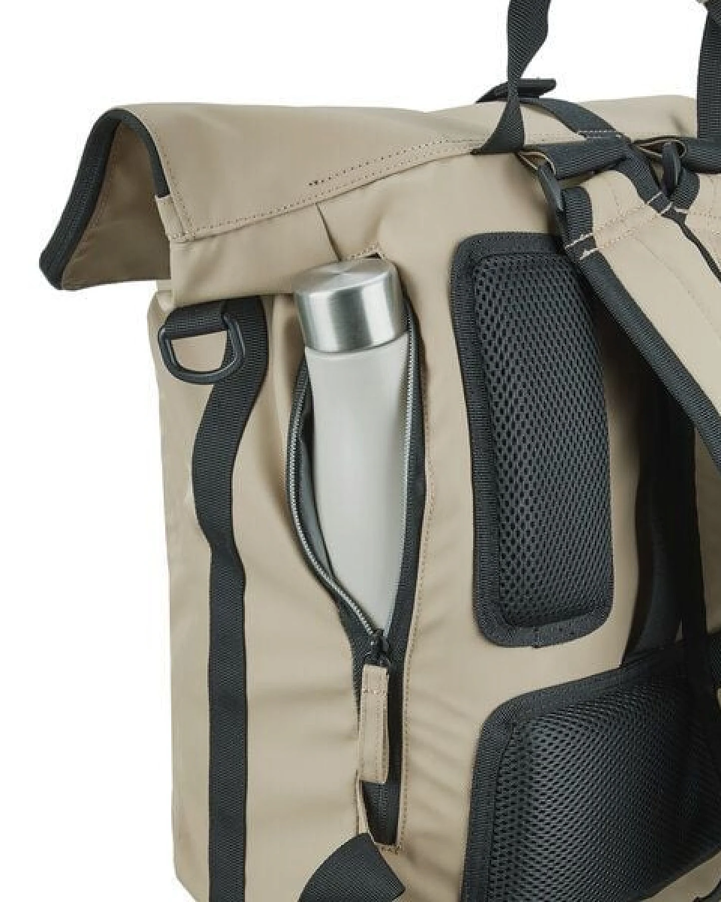 UNRAT REAL OCEAN PLASTIC UNRAT ROLLTOP RUCKSACK #1 NATURE – Ansicht 4