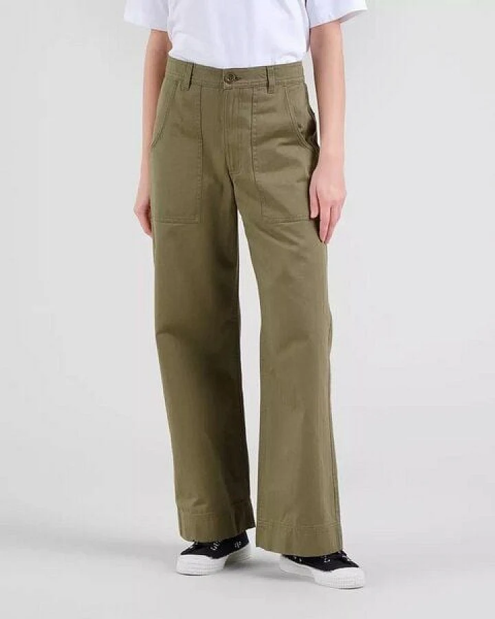 DEDICATED Vara Herringbone - Hose aus Biobaumwolle