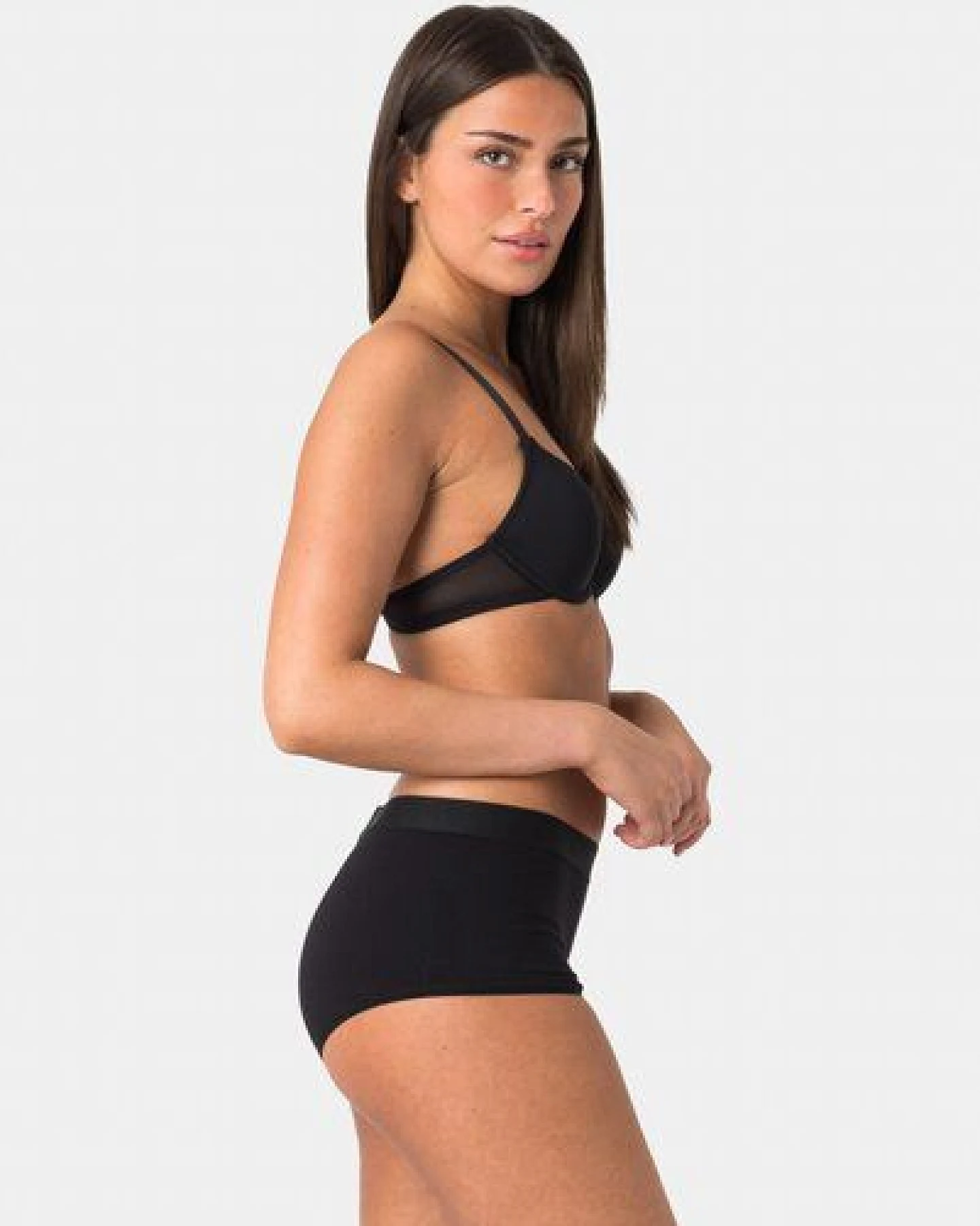 Elsie Unterhosen Damen 5er Pack Hipster Short mit Hoher Taille – Ansicht 4