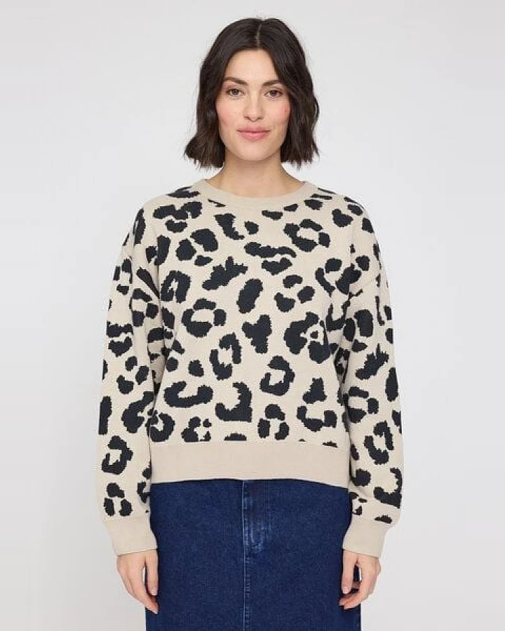 Mazine Baumwollstrickpullover Leo