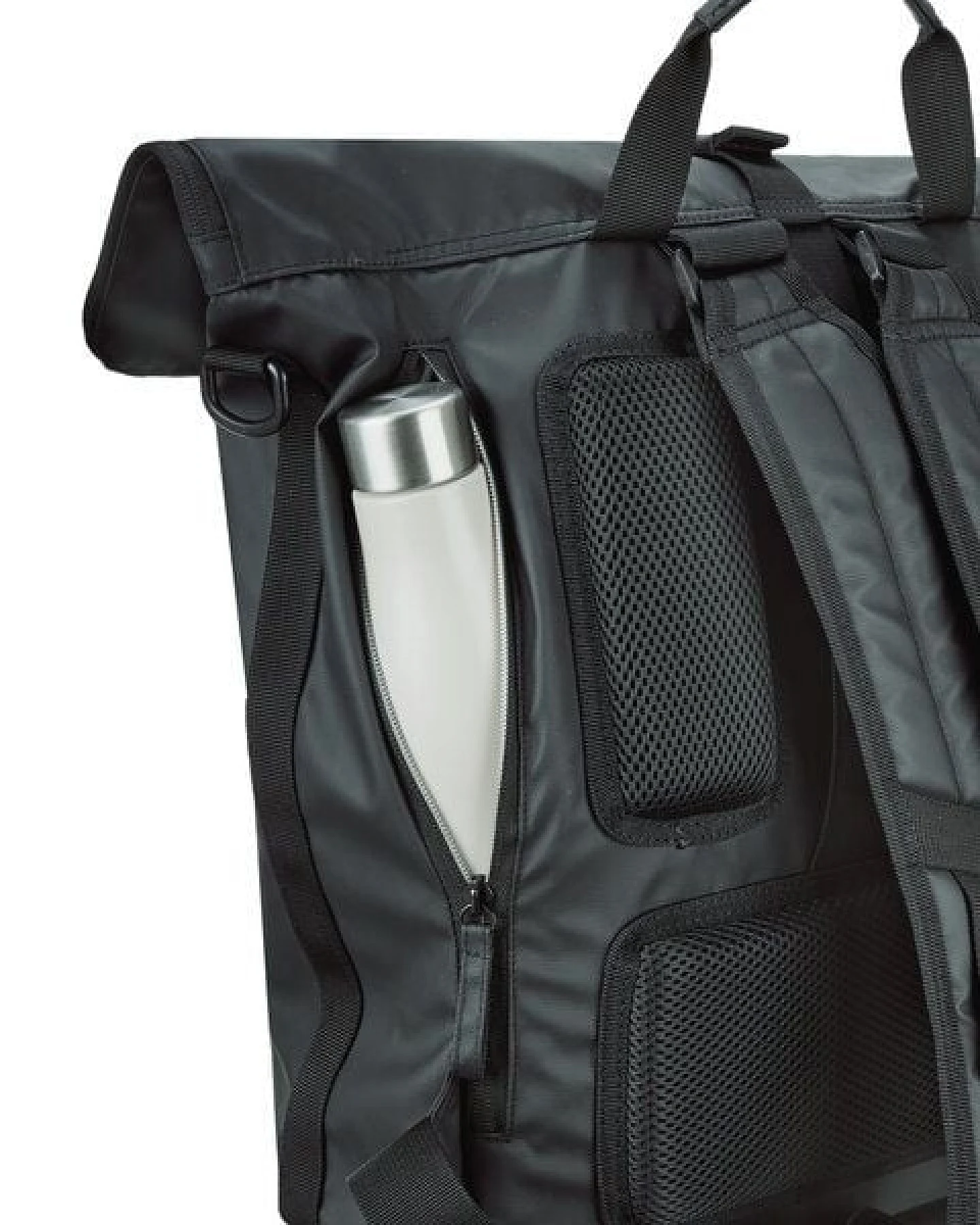 UNRAT REAL OCEAN PLASTIC UNRAT ROLLTOP BACKPACK – Ansicht 4