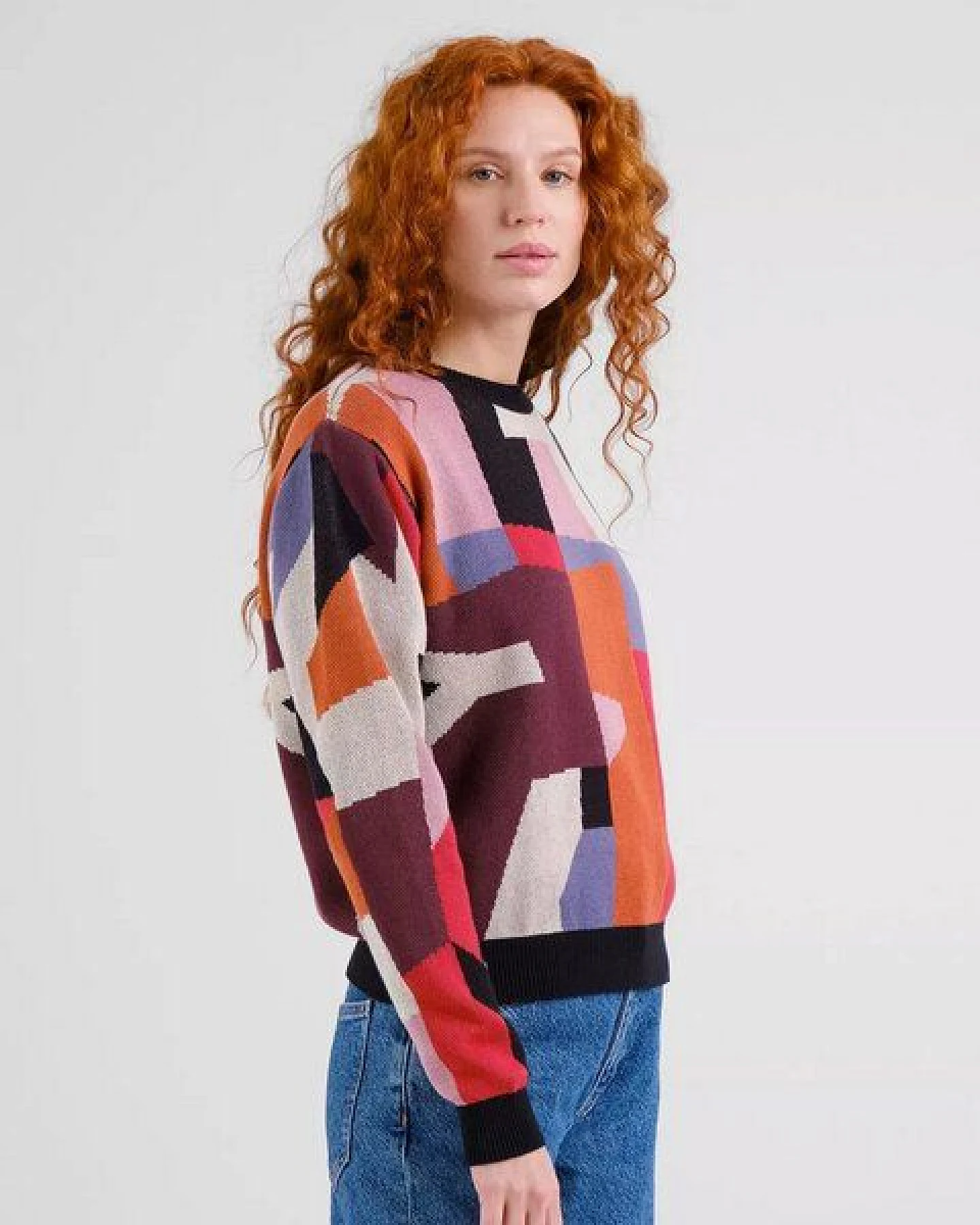 DEDICATED Pullover Abstract Chaos - Multicolor – Ansicht 3