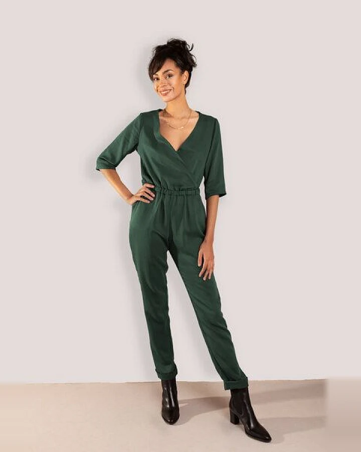 l'amour est bleu Tencel Overall