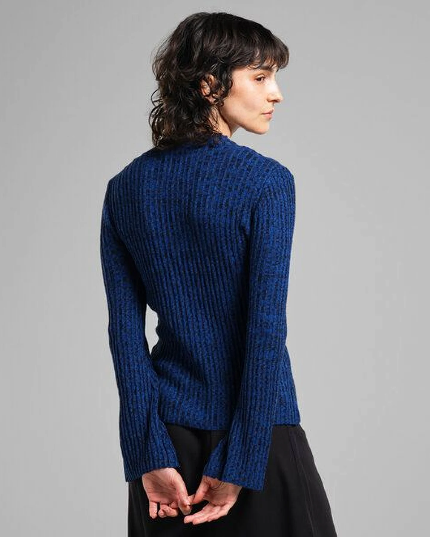 DEDICATED Langarmshirt Fide - Blue/Black – Ansicht 3