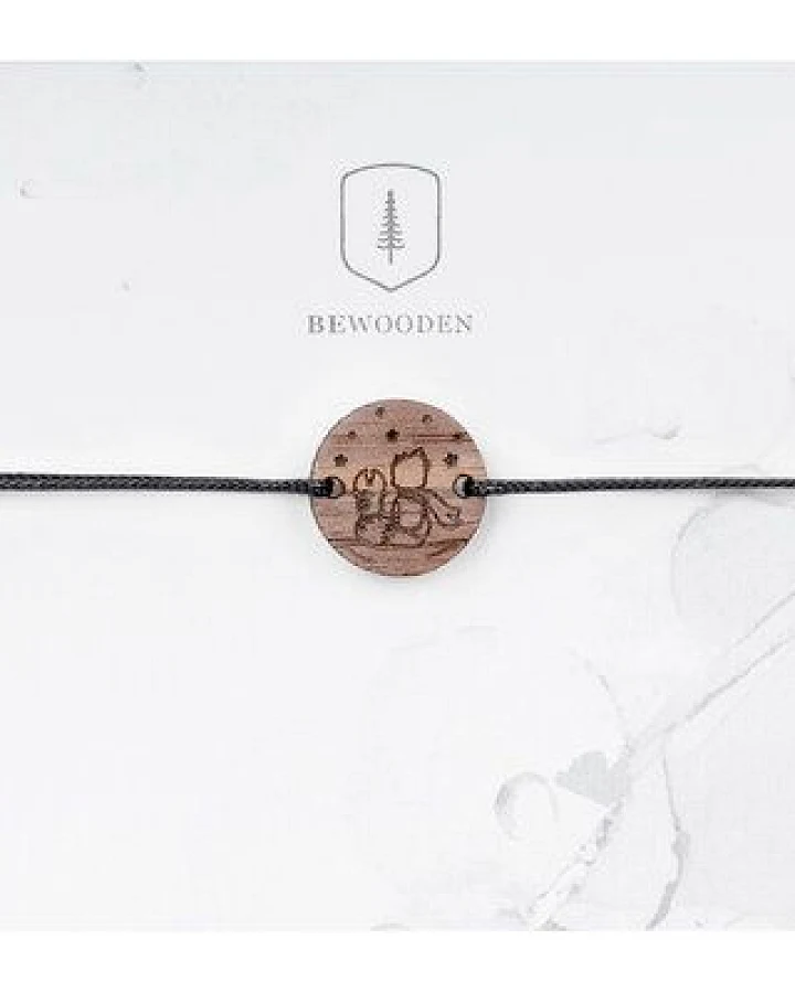 BeWooden Holzarmband Prince – handgefertigter Schmuck mit Holzdetail