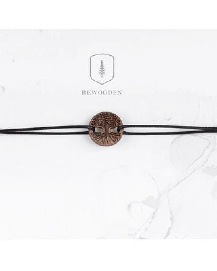 BeWooden Holzarmband Lifetree – handgefertigter, nachhaltiger Schmuck mit Baum‑Symbol