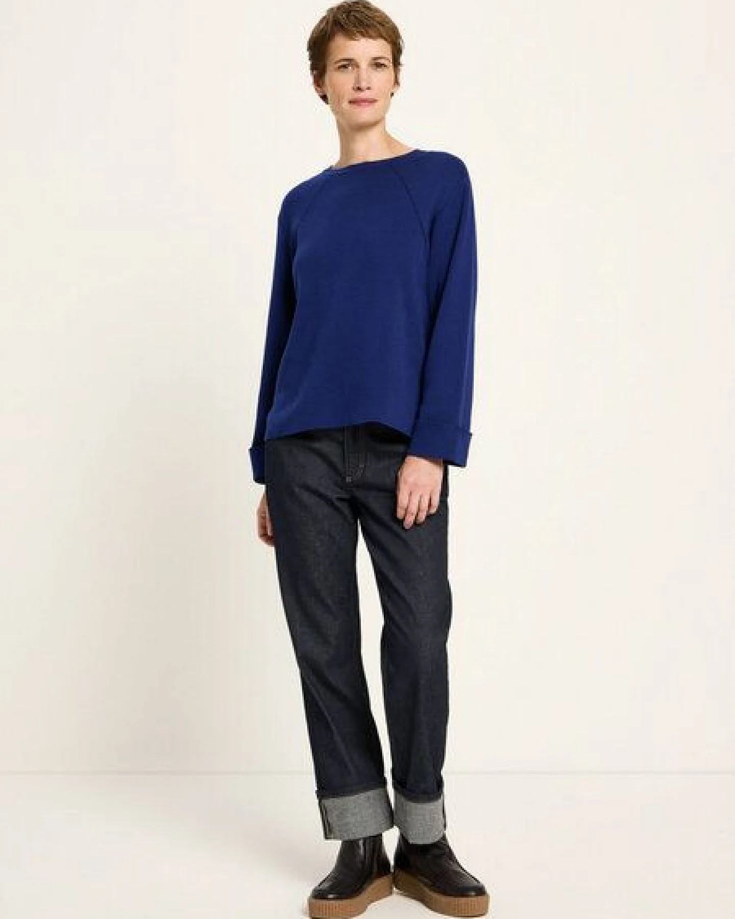 LANIUS Pullover in Punto Milano – Ansicht 2