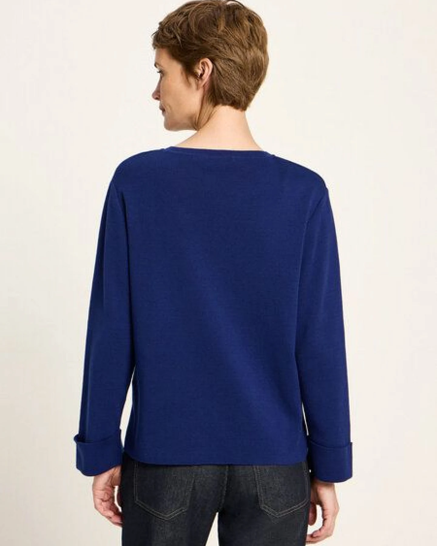 LANIUS Pullover in Punto Milano – Ansicht 4