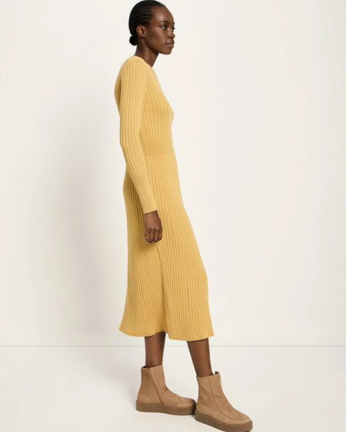 LANIUS Strickkleid aus Bio-Baumwolle – Ansicht 2