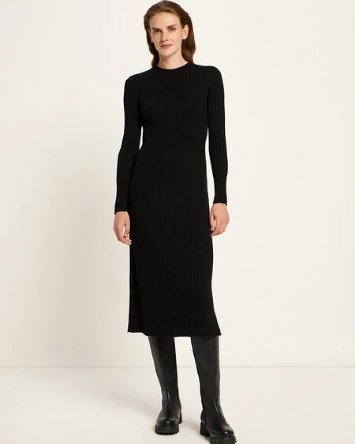 LANIUS Strickkleid aus Bio-Baumwolle