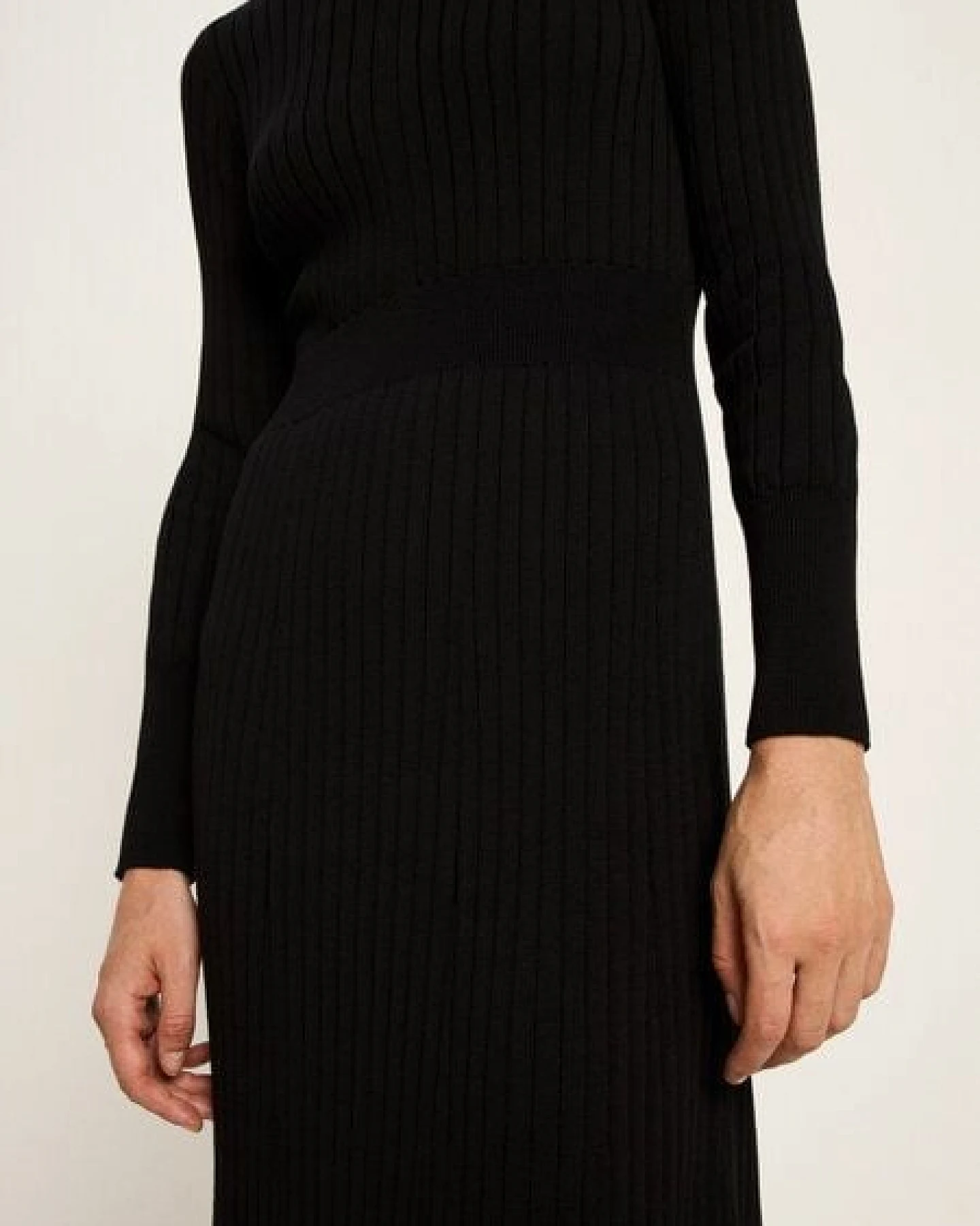 LANIUS Strickkleid aus Bio-Baumwolle – Ansicht 4