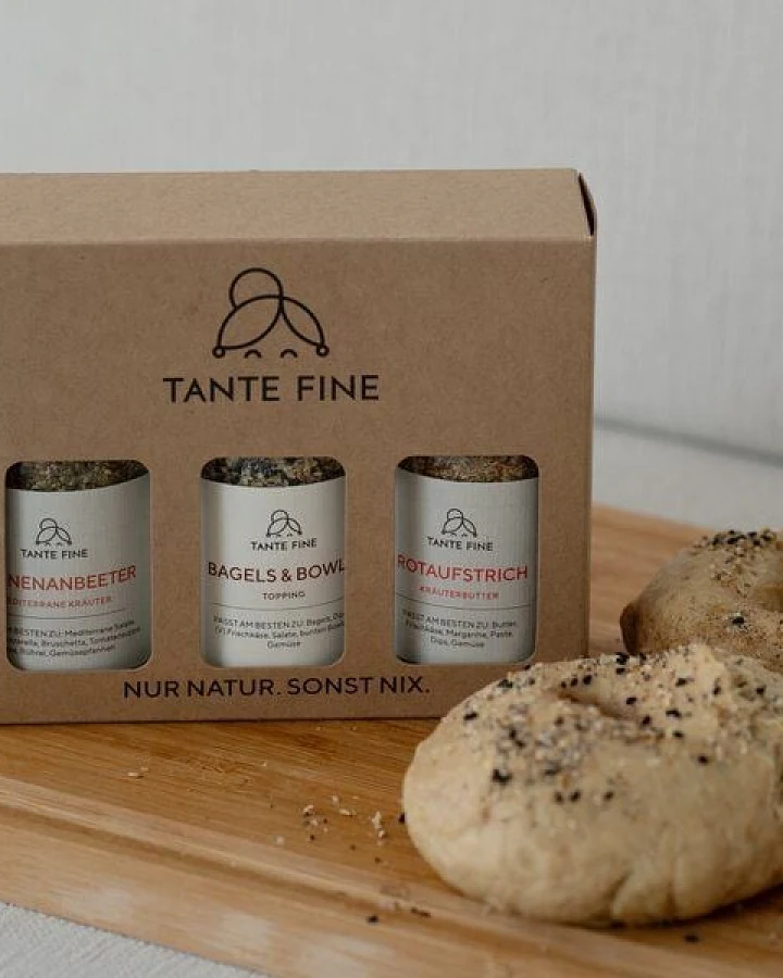 Tante Fine Bio Gewürze Set FINES BOWL BUDDY * Herzhafte Bio-Topping-Box