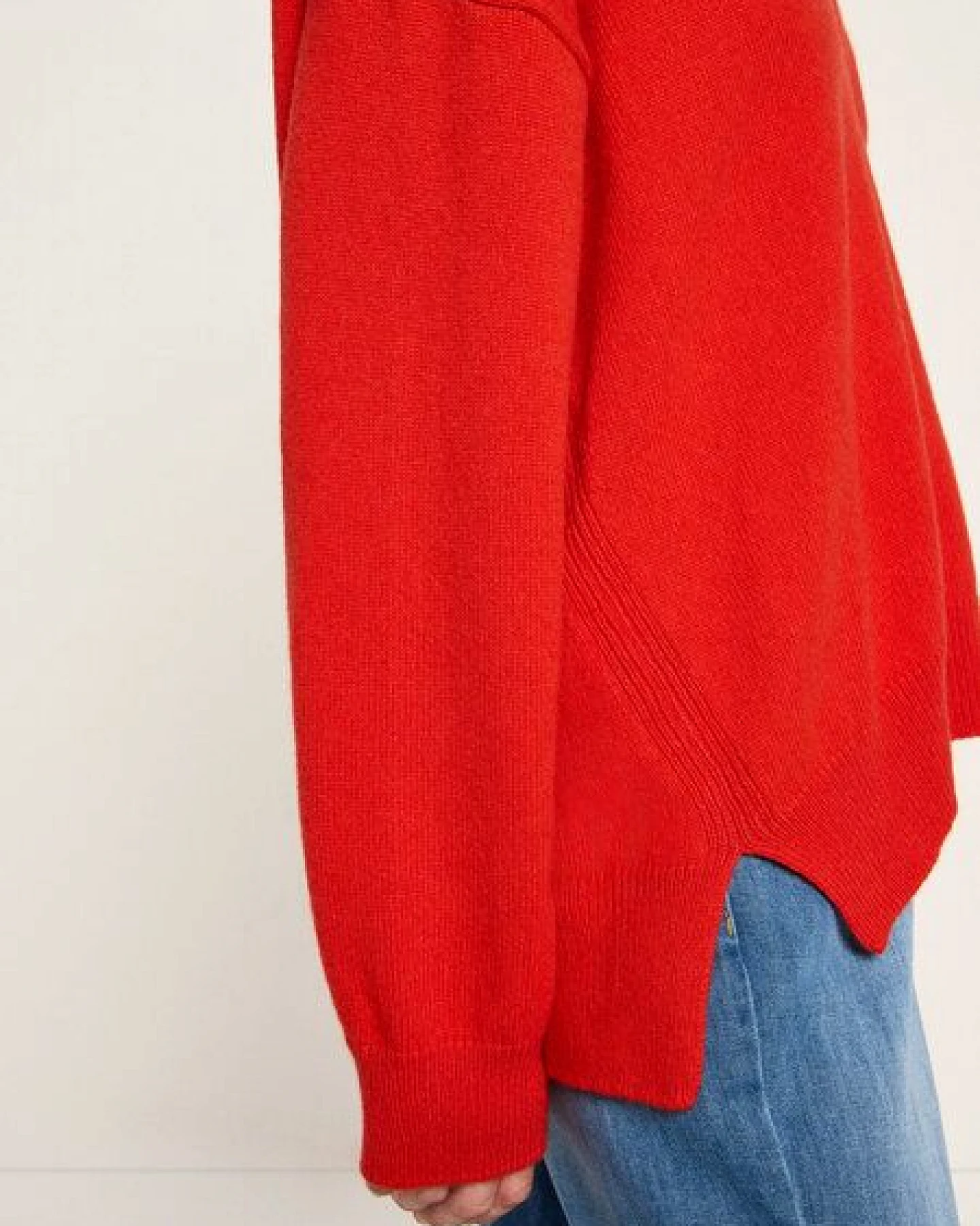 LANIUS Pullover mit V-Ausschnitt – Ansicht 4