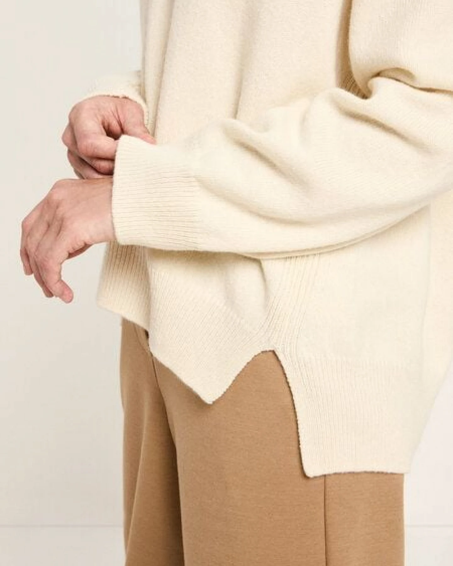 LANIUS Pullover mit V-Ausschnitt – Ansicht 4
