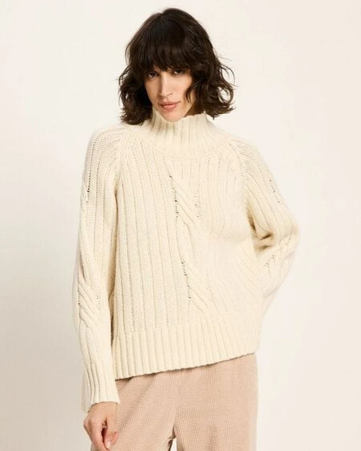 LANIUS Rippenpullover