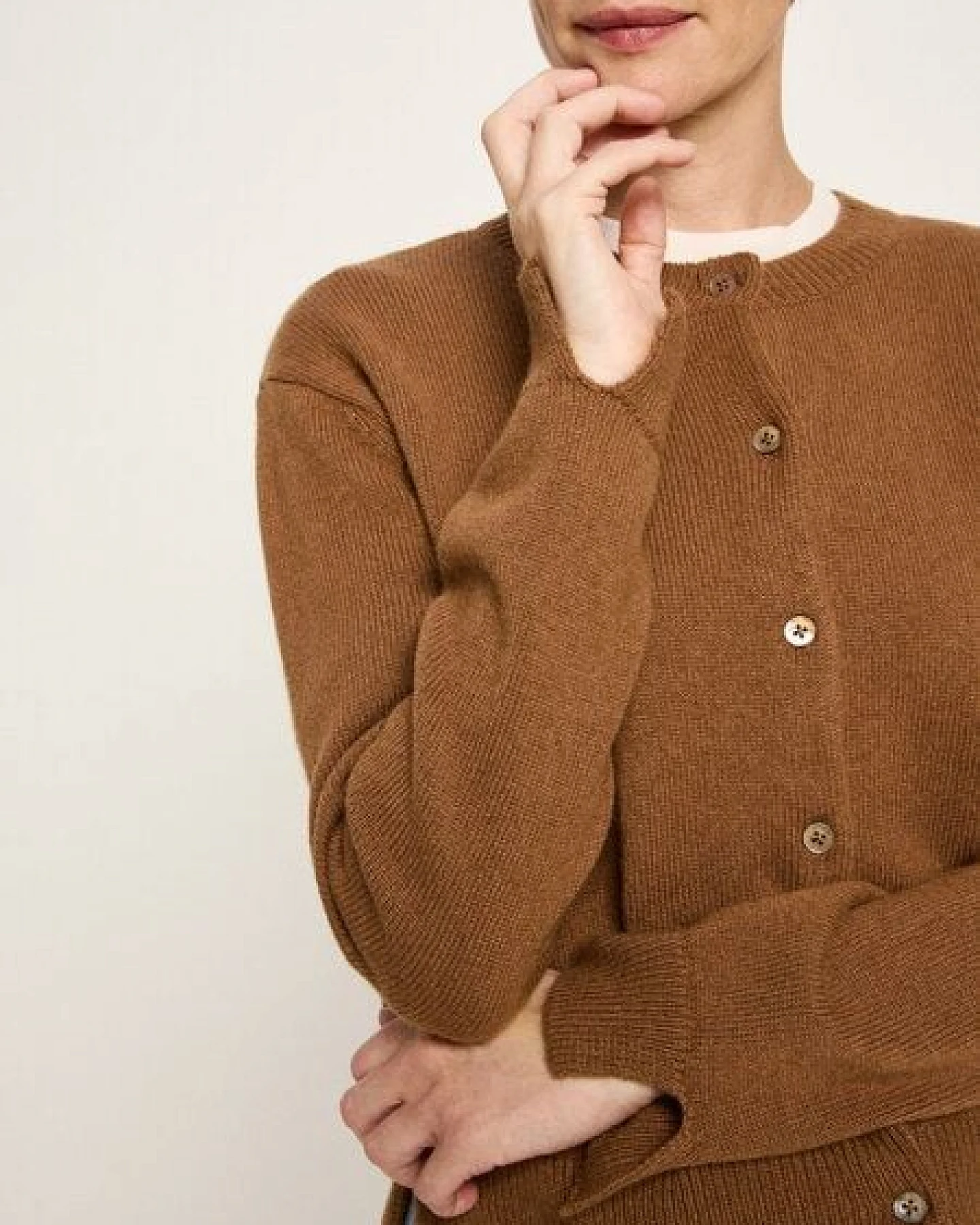LANIUS Boxy Strickjacke – Ansicht 4