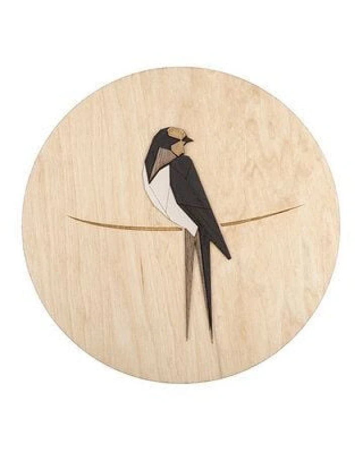 BeWooden Holzbild Wanddekoration – Schwalbe