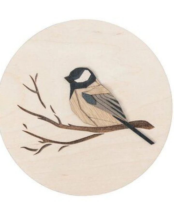 BeWooden Holzbild Wanddekoration – Meise
