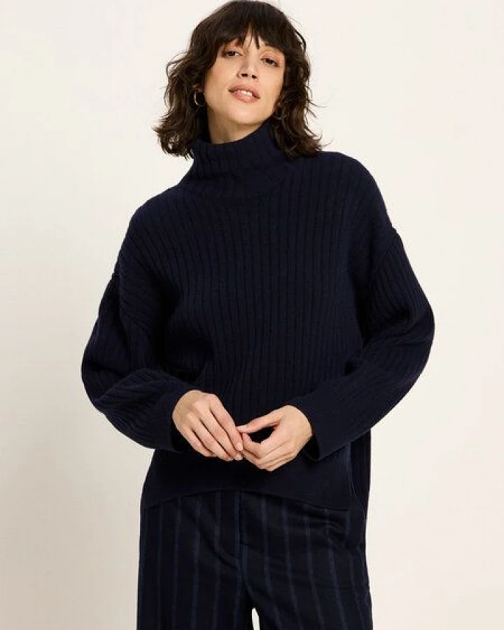 LANIUS Rippenpullover