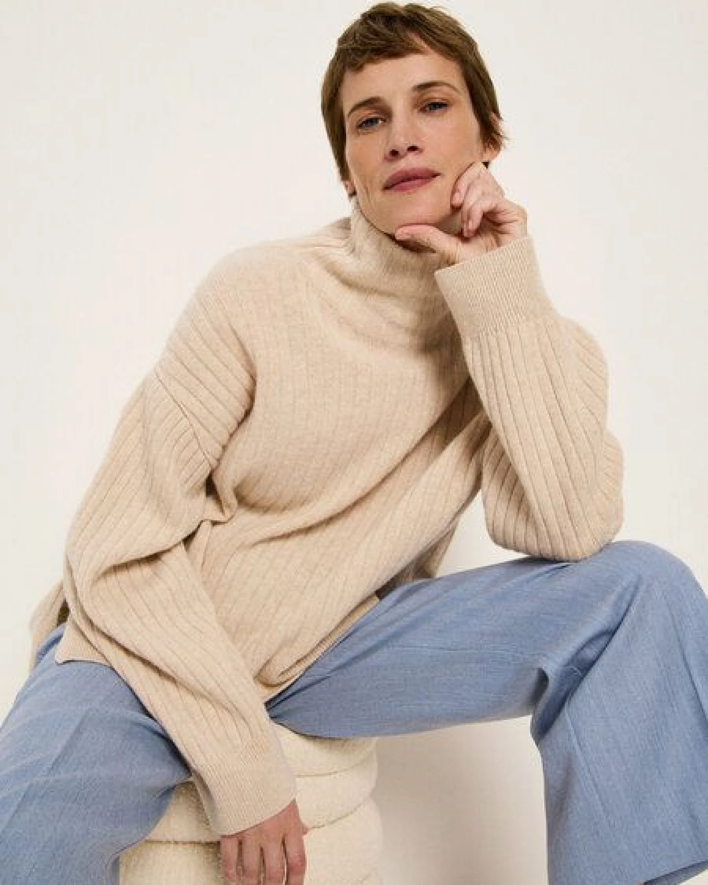 LANIUS Rippenpullover – Ansicht 2