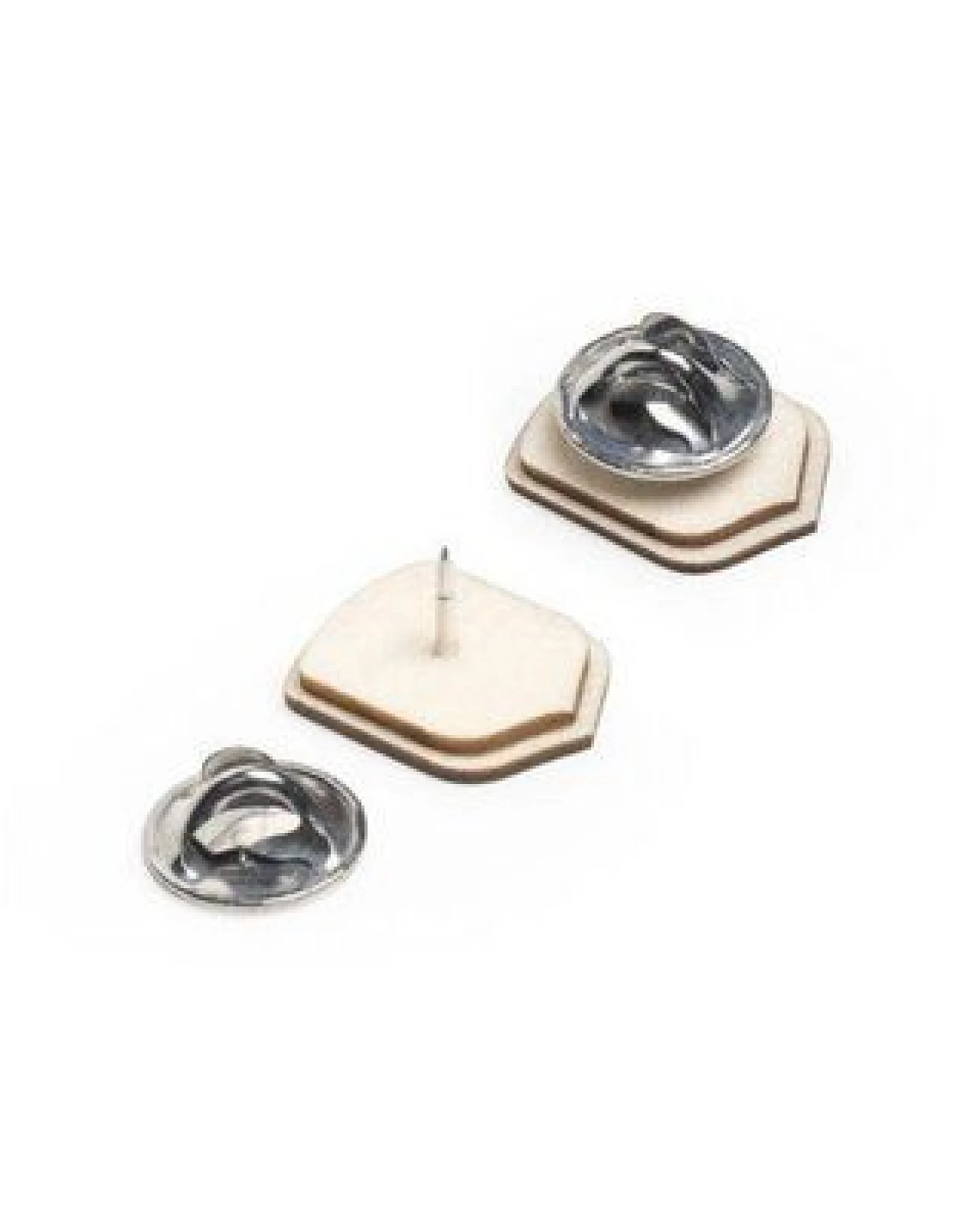 BeWooden Holzbrosche Nightingale Brooch – handgefertigte Holz-Brosche mit Nachtigallenmotiv – Ansicht 2