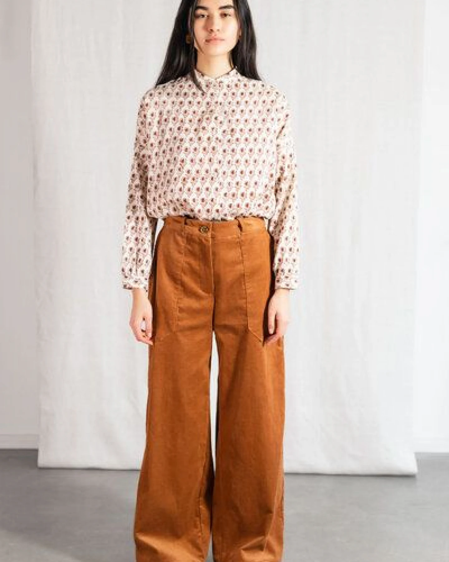 Jyoti - Fair Works Bio-Baumwollcord Hose Santosh – Ansicht 2