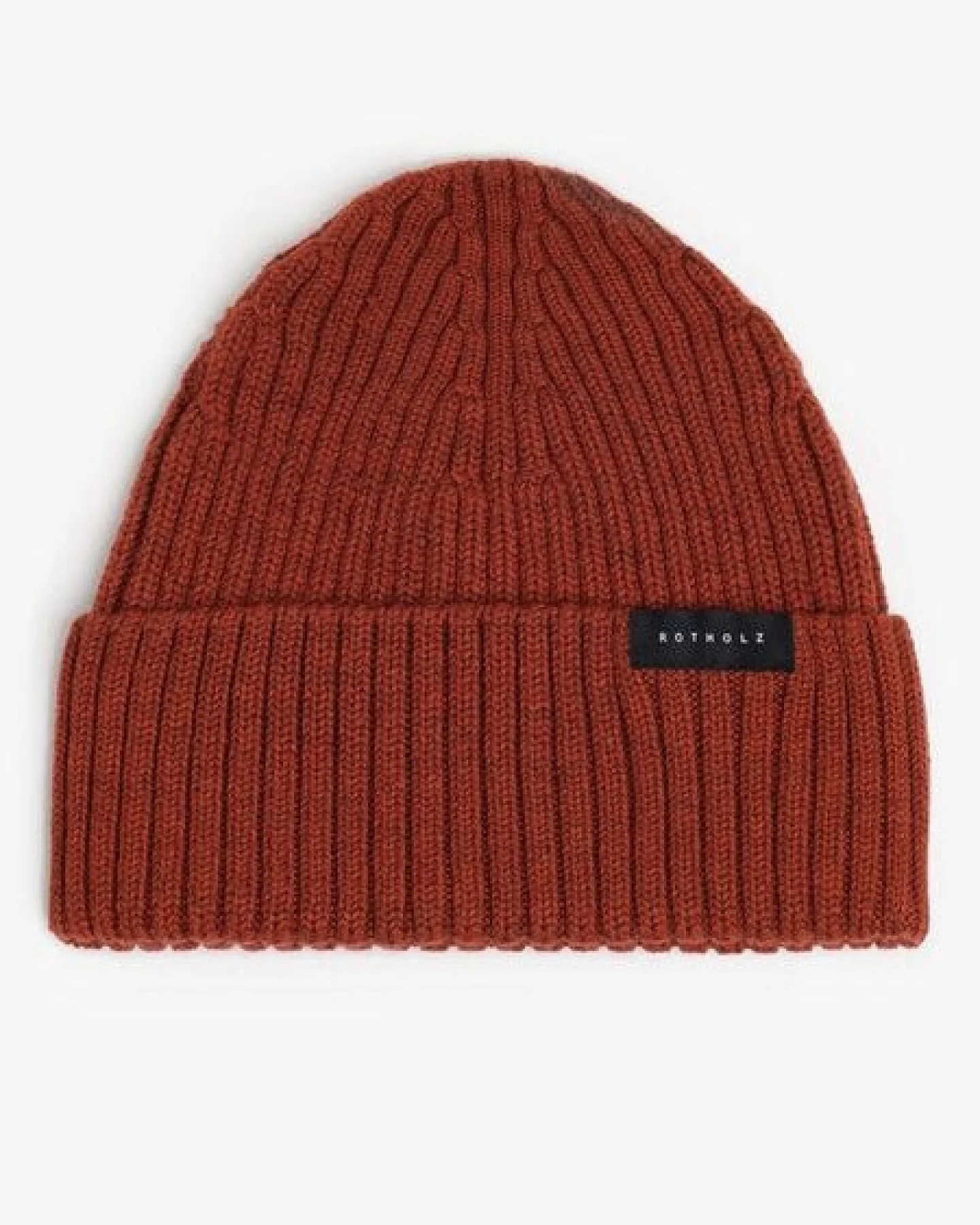 Rotholz Mütze - Classic Ribbed Beanie - aus Wolle – Ansicht 4