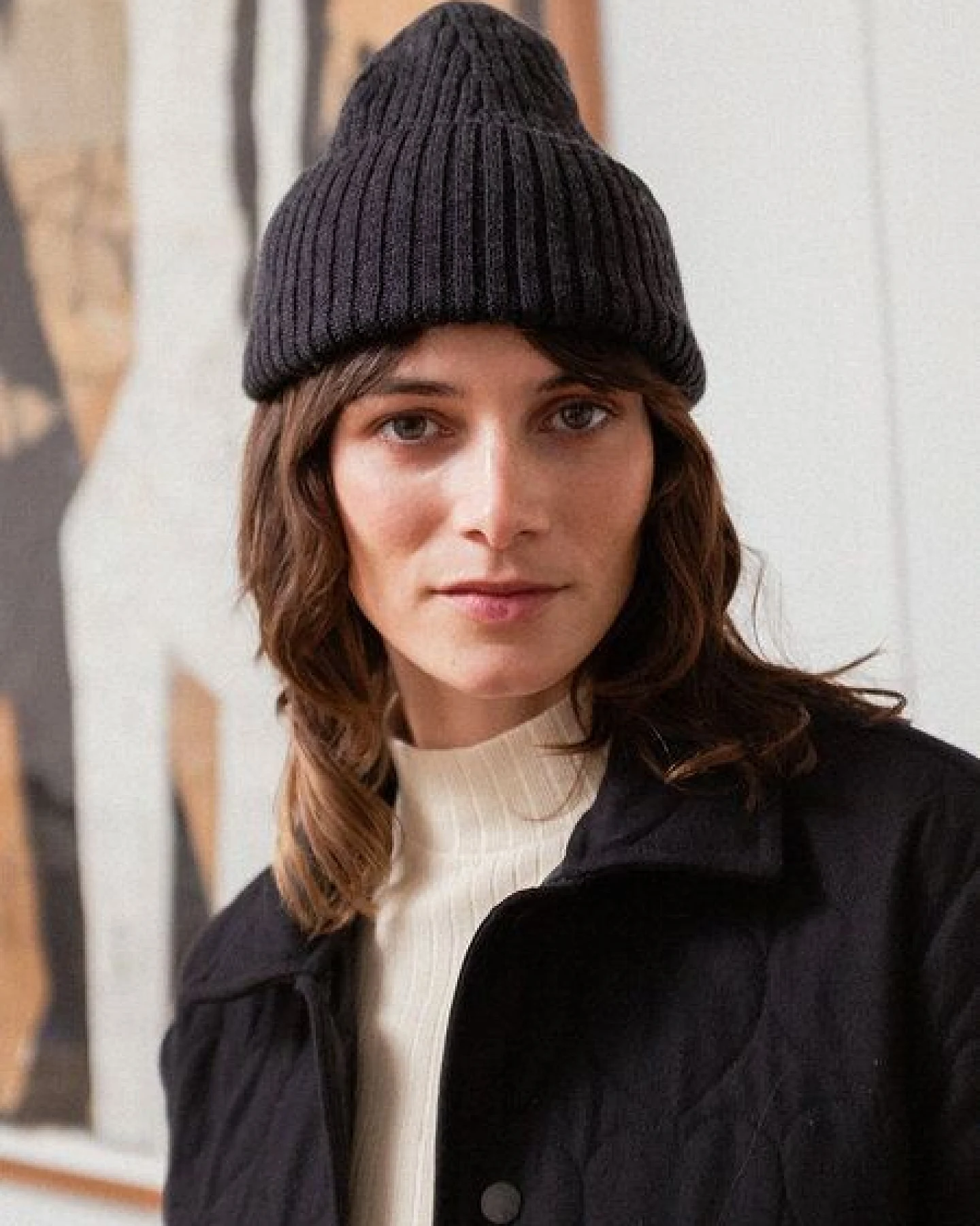 Rotholz Mütze - Classic Ribbed Beanie - aus Wolle – Ansicht 2