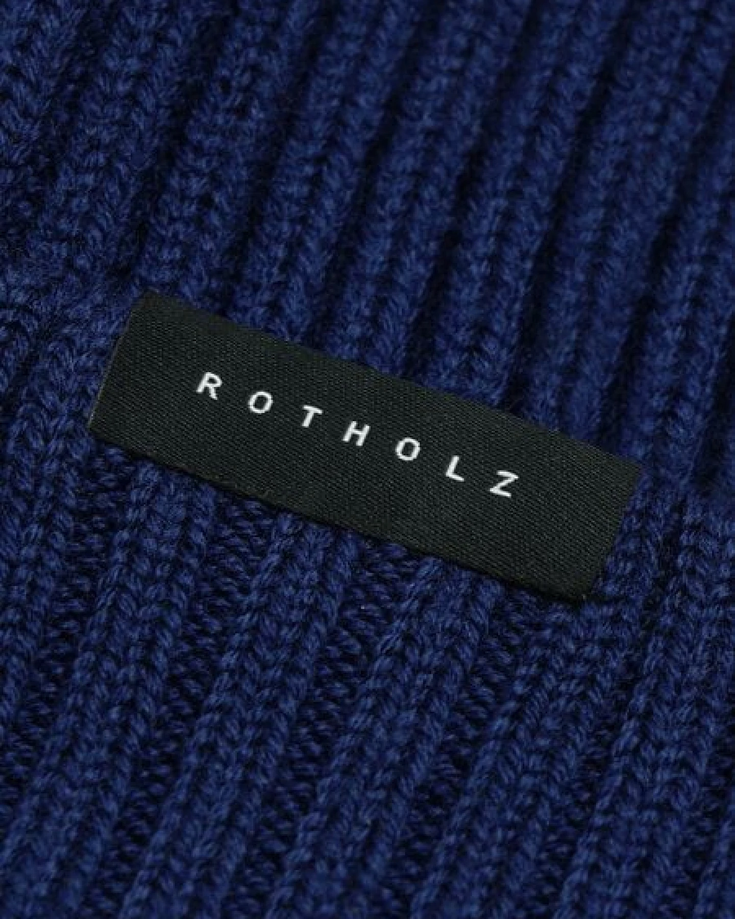 Rotholz Mütze - Classic Ribbed Beanie - aus Wolle – Ansicht 3