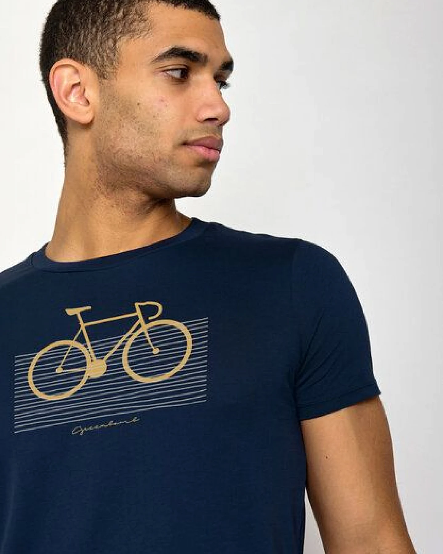 GREENBOMB Bike Bars Guide - Sportliches T-Shirt aus Bio-Baumwolle / hochwertiger Print / GOTS / Fair & Vegan – Ansicht 2