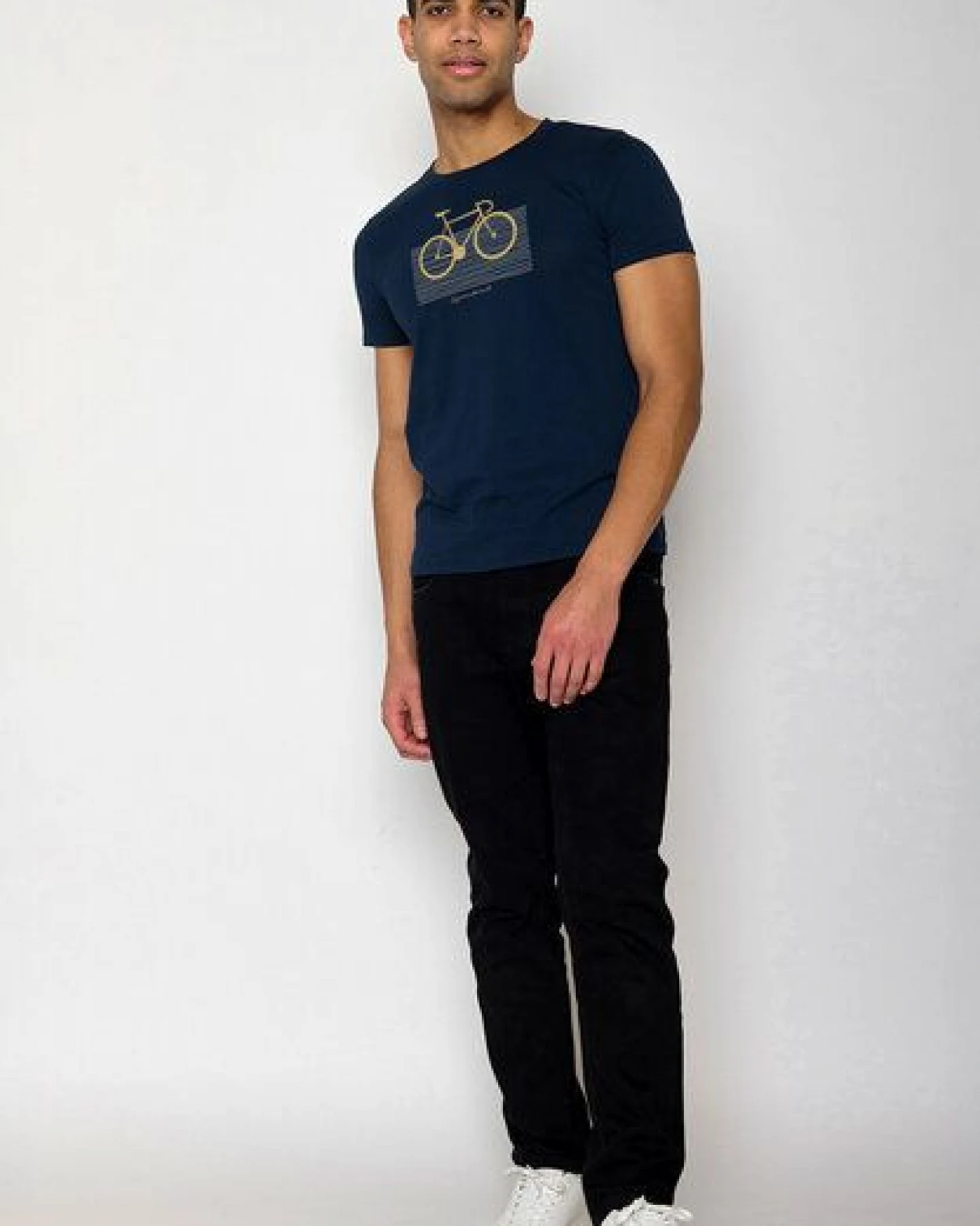 GREENBOMB Bike Bars Guide - Sportliches T-Shirt aus Bio-Baumwolle / hochwertiger Print / GOTS / Fair & Vegan – Ansicht 3