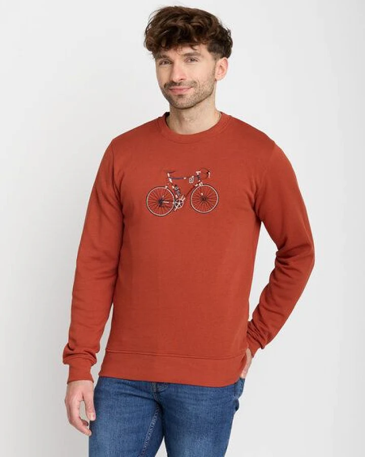 GREENBOMB Bike Jack Simple Wild - Gemütliches Sweatshirt aus Bio-Baumwolle / hochwertiger Print / GOTS / Fair & Vegan