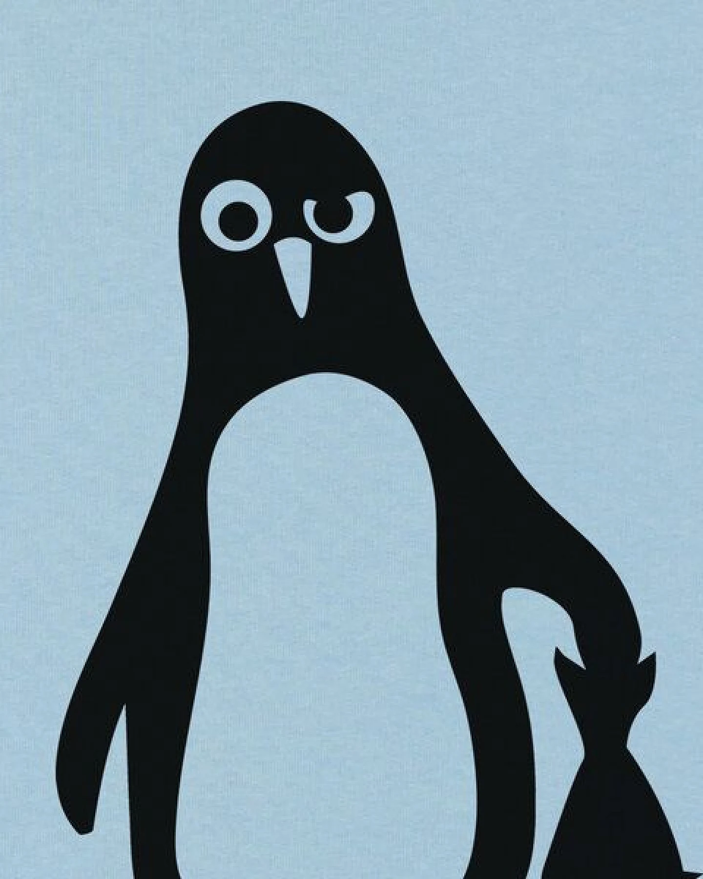 päfjes Pinguin Paul mit Fisch - Fair Wear Unisex Sweater – Ansicht 3