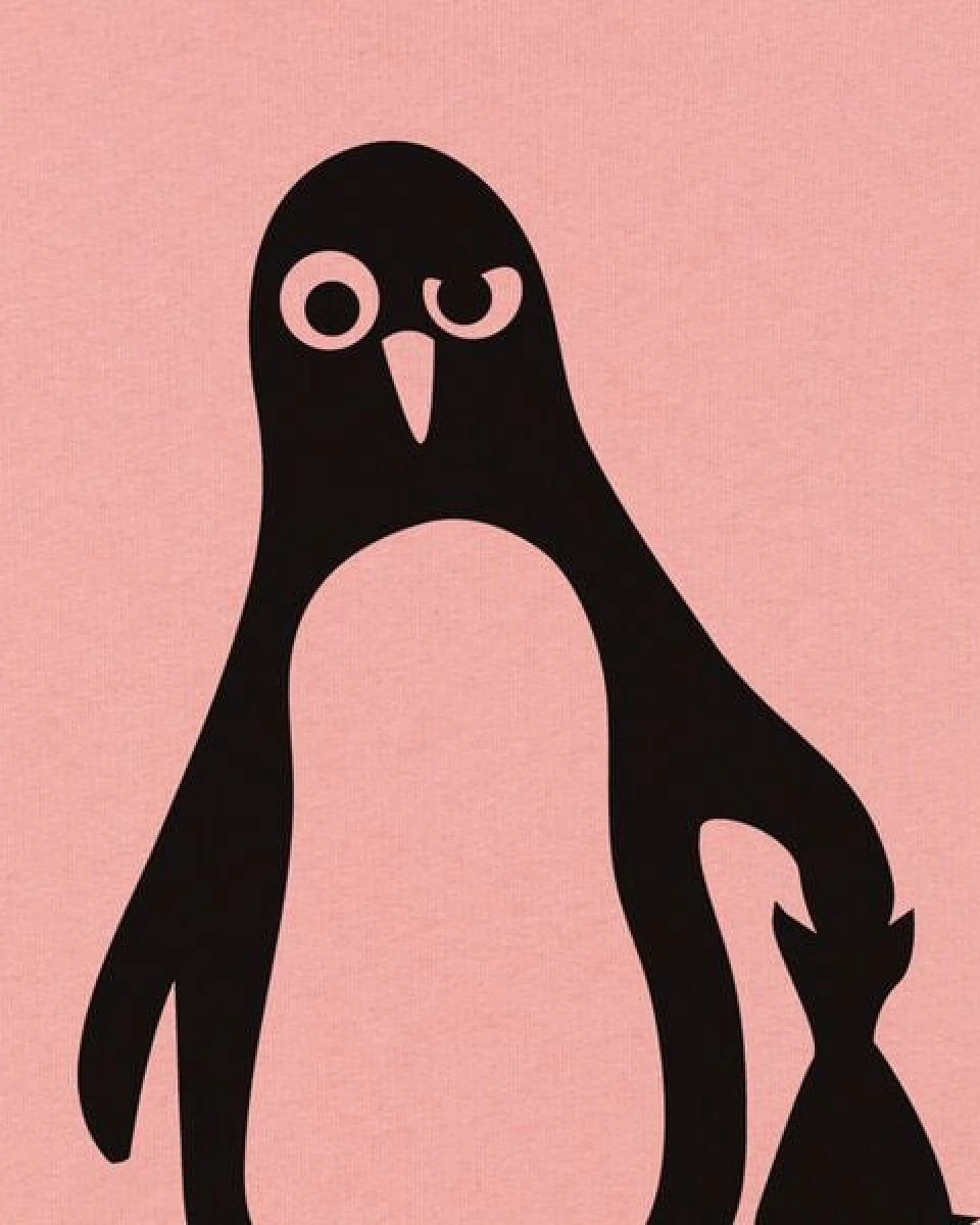 päfjes Pinguin Paul mit Fisch - Fair Wear Unisex Sweater – Ansicht 3