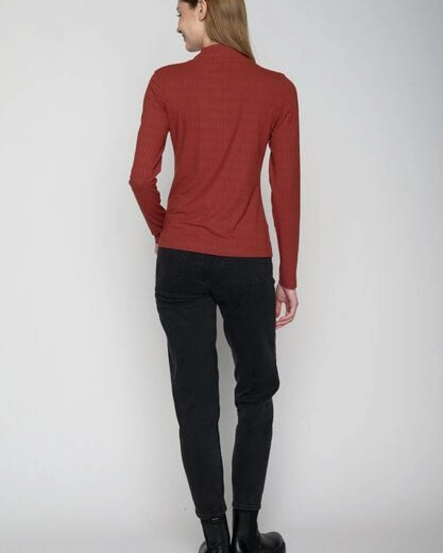 GREENBOMB Basic Weak - Lässiges Longsleeve aus LENZING TENCEL Mix / Fair & Vegan – Ansicht 3