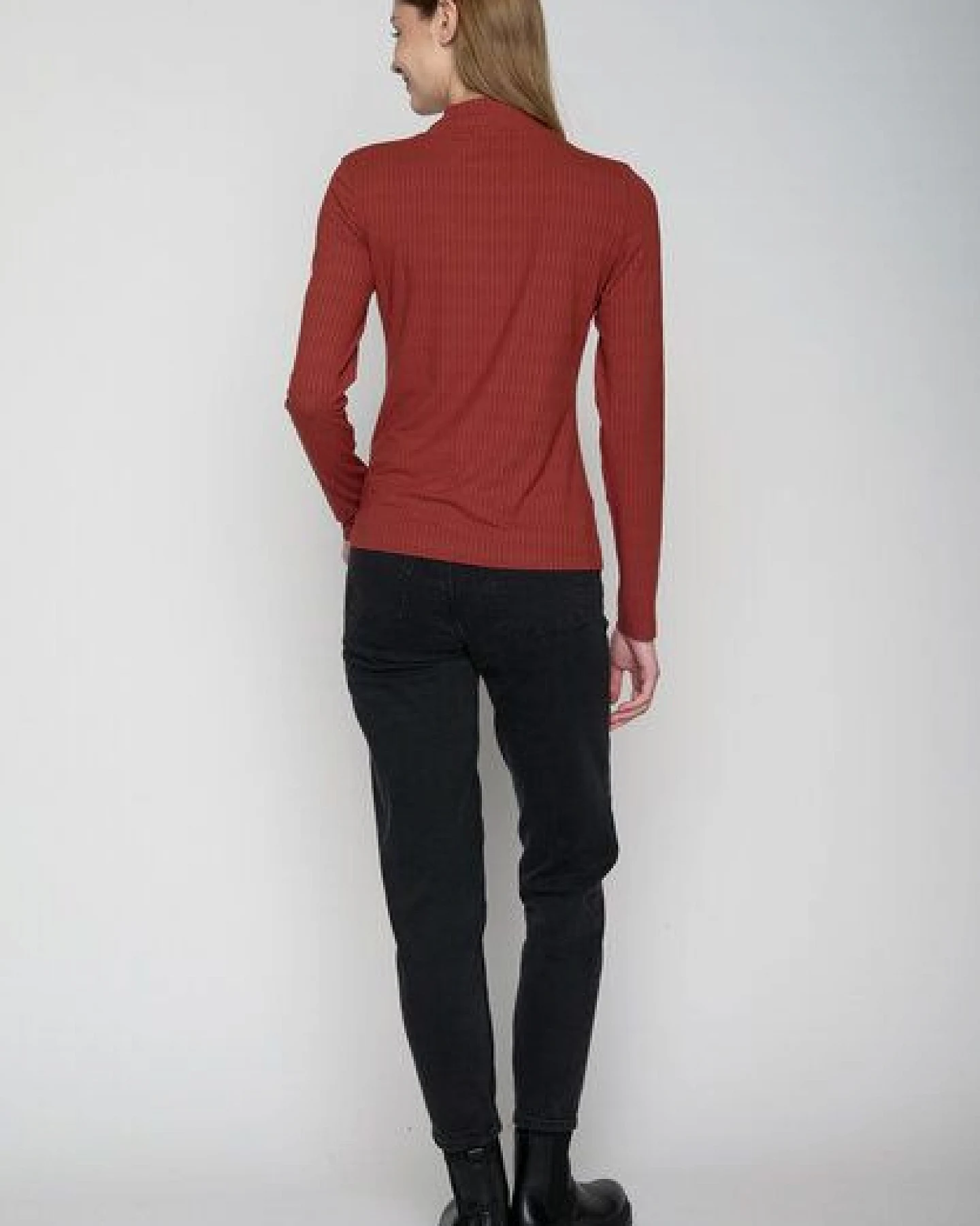 GREENBOMB Basic Weak - Lässiges Longsleeve aus LENZING TENCEL Mix / Fair & Vegan – Ansicht 3