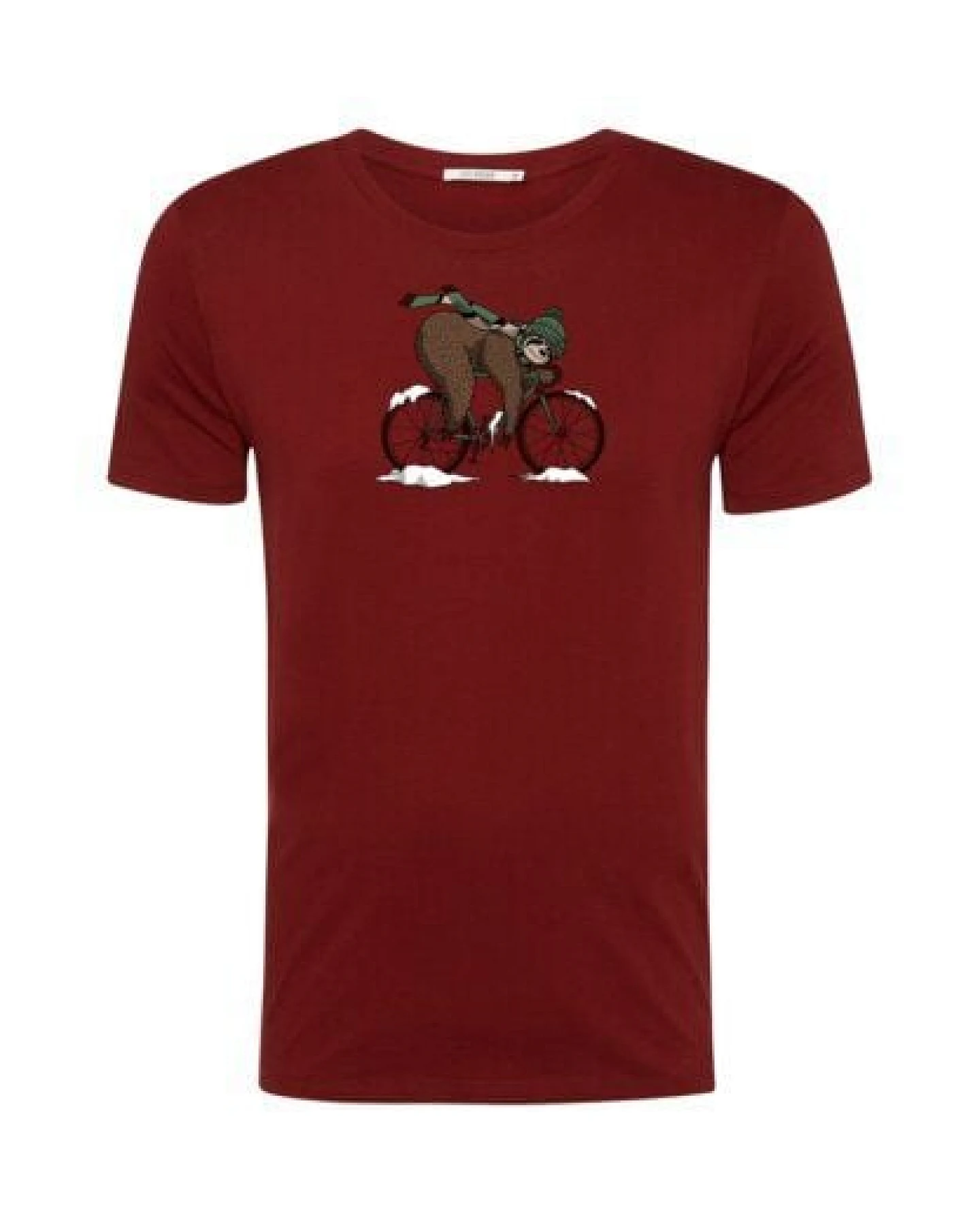 GREENBOMB Animal Sloth Ice Guide - Sportliches T-Shirt aus Bio-Baumwolle / hochwertiger Print / GOTS / Fair & Vegan – Ansicht 4