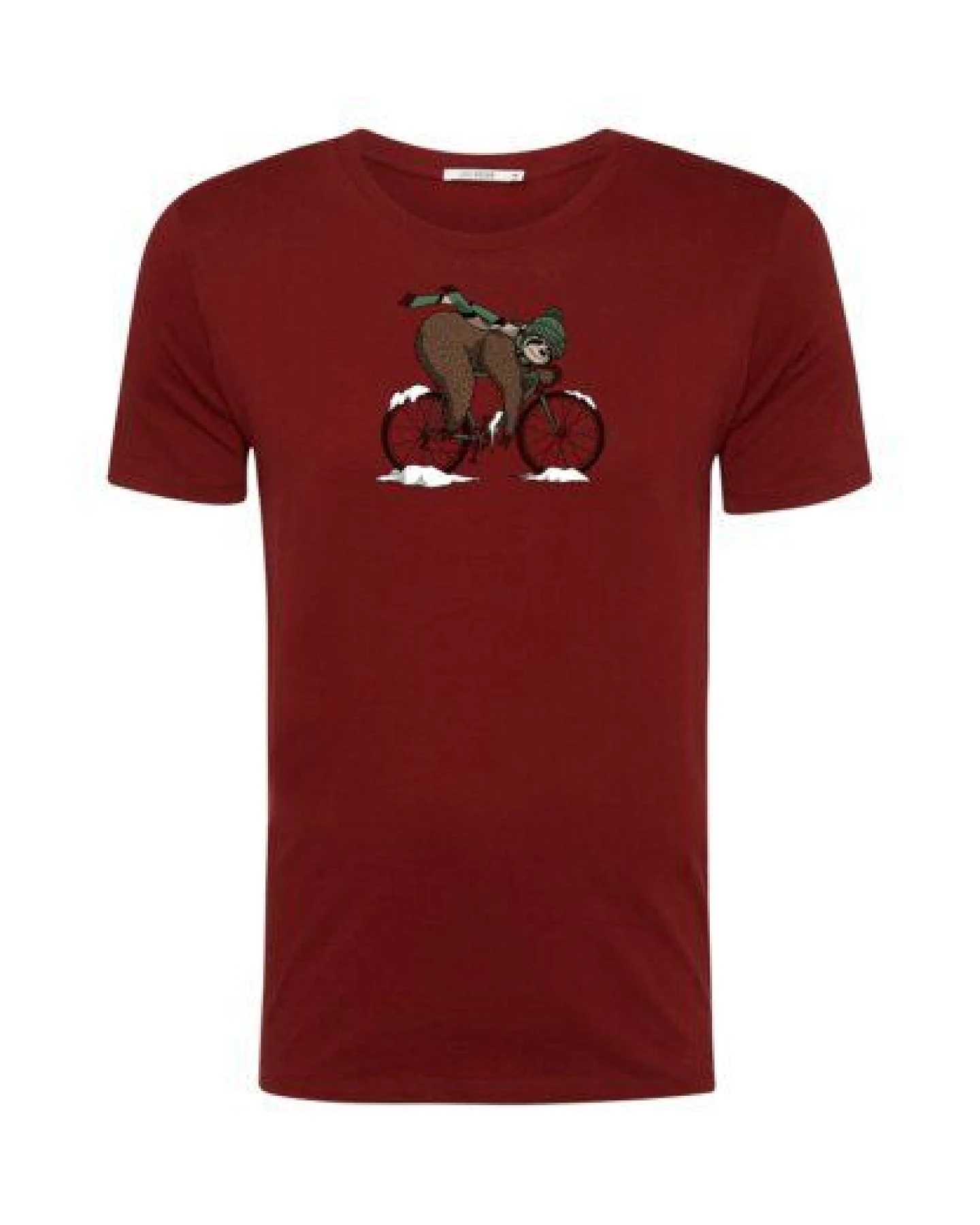 GREENBOMB Animal Sloth Ice Guide - Sportliches T-Shirt aus Bio-Baumwolle / hochwertiger Print / GOTS / Fair & Vegan – Ansicht 4