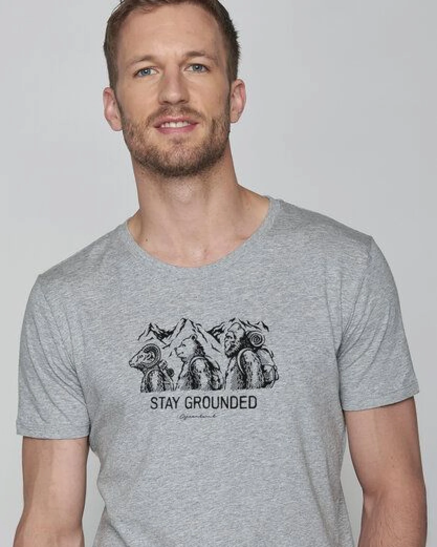 GREENBOMB Animal Stay Grounded Guide - Sportliches T-Shirt aus Bio-Baumwolle / hochwertiger Print / GOTS / Fair & Vegan – Ansicht 2