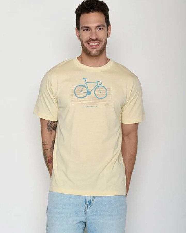 GREENBOMB Bike Bars Fusion - Lässiges Oversize-T-Shirt aus Bio-Baumwolle / hochwertiger Print / GOTS / Fair & Vegan