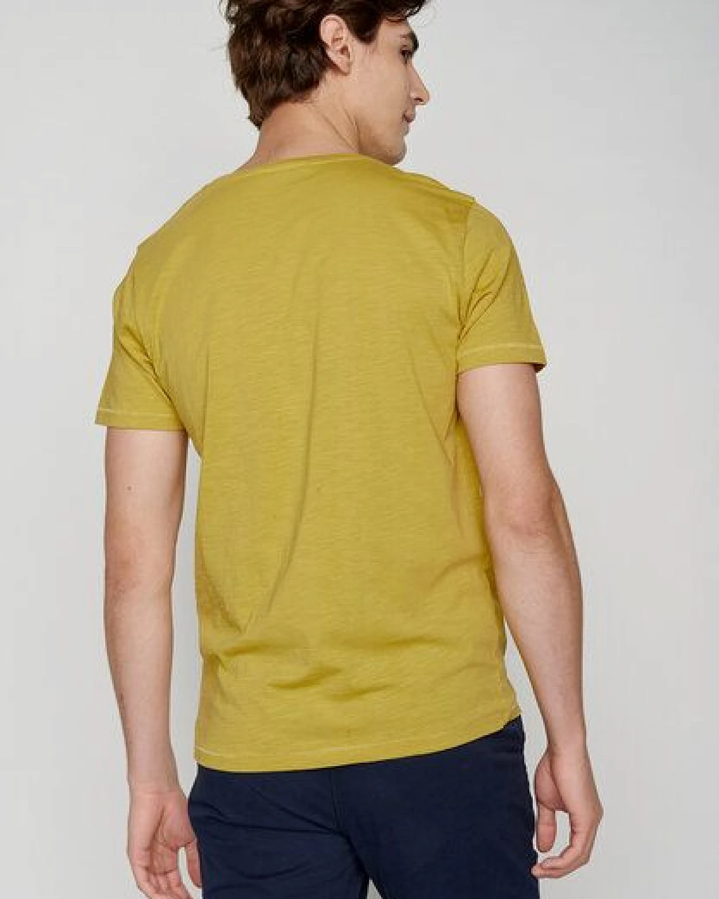 GREENBOMB Bike Front Stamp Spice - Lässiges T-Shirt aus Bio-Baumwolle / hochwertiger Print / GOTS / Fair & Vegan – Ansicht 4