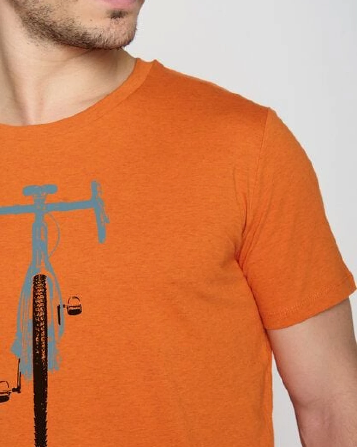 GREENBOMB Bike Front Stamp Guide - Sportliches T-Shirt aus Bio-Baumwolle / hochwertiger Print / GOTS / Fair & Vegan – Ansicht 4