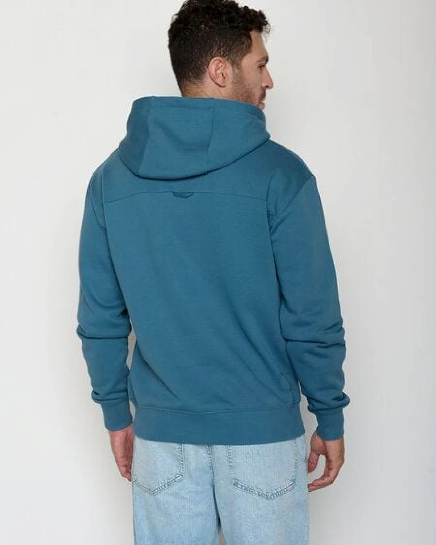 GREENBOMB Bike Front Stamp Joy - Gemütlicher Hoodie aus Bio-Baumwolle / hochwertiger Print / GOTS / Fair & Vegan – Ansicht 4